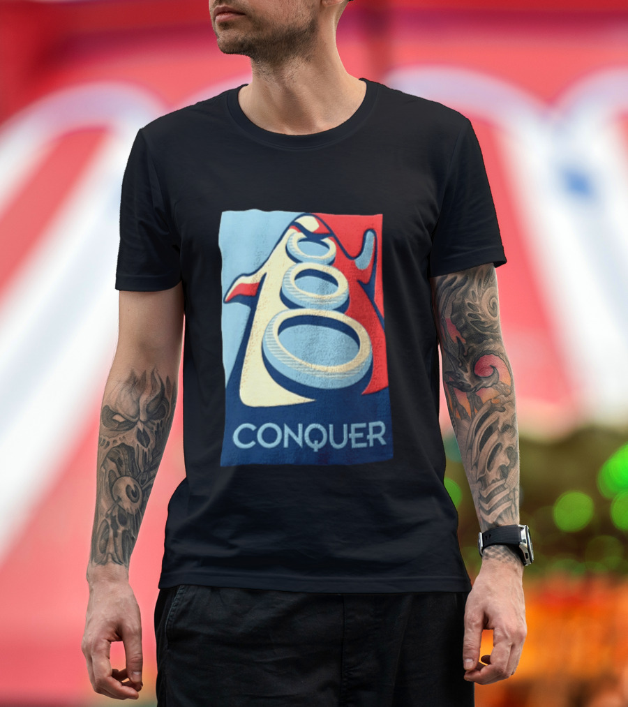 Conquer Penguin Three Rings T-Shirt