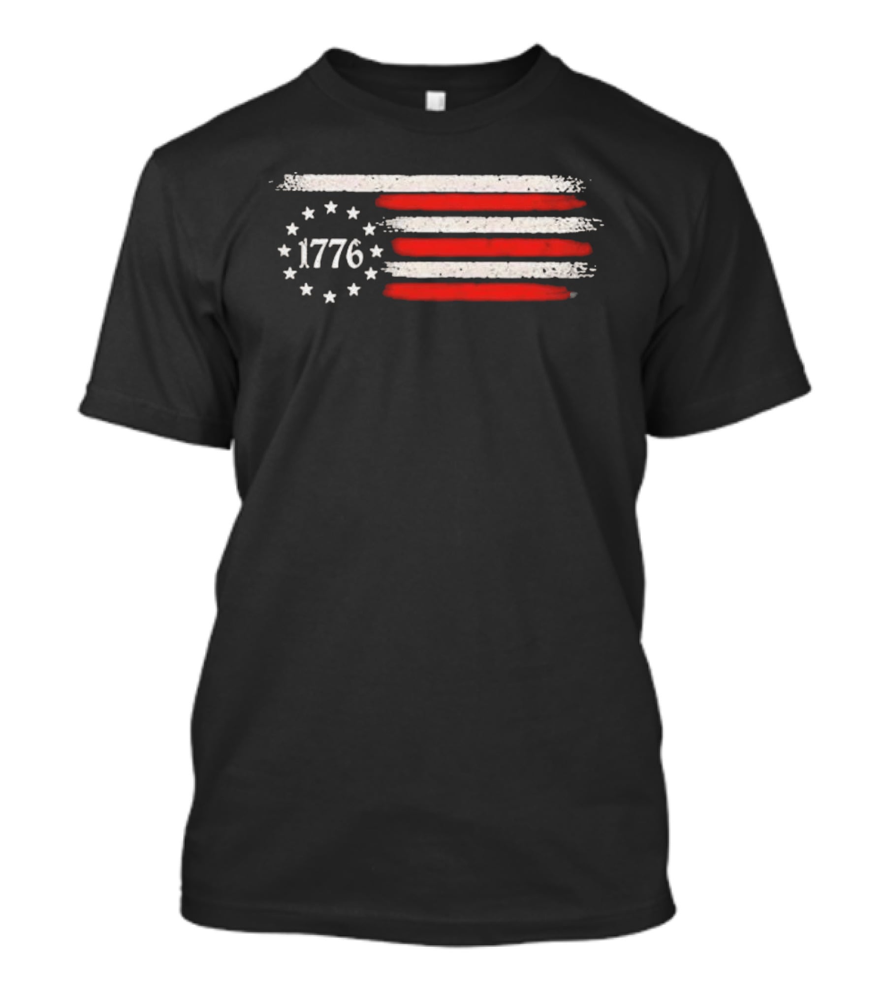 Imagine A Country So Great Even The People 1776 USA Flag Stars Stripes T-Shirt