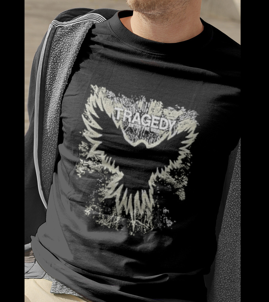 Original Tragedy Band Enter The Void Raven Bird Wings Spread T-Shirt