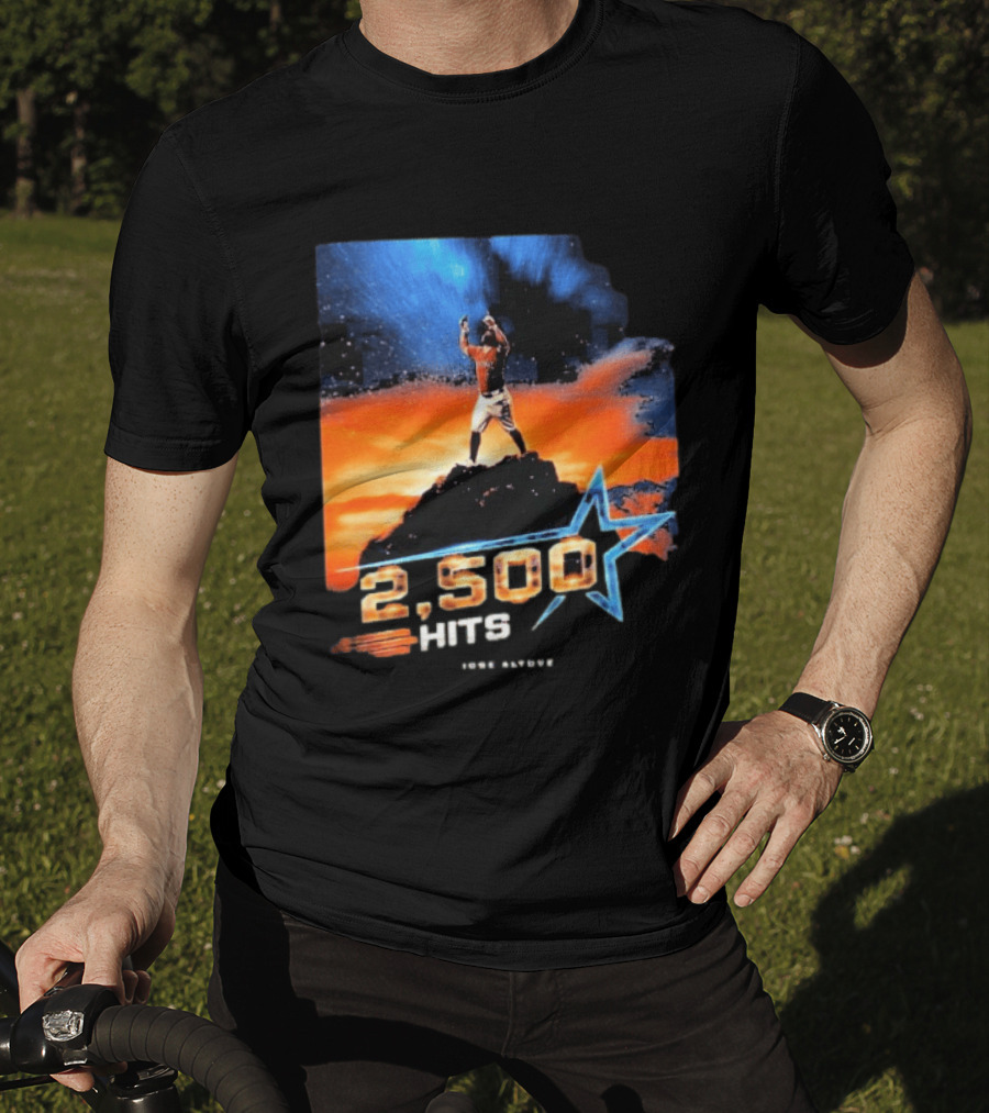 Jose Altuve 2500 Hits Milestone Houston Astros MLB T-Shirt