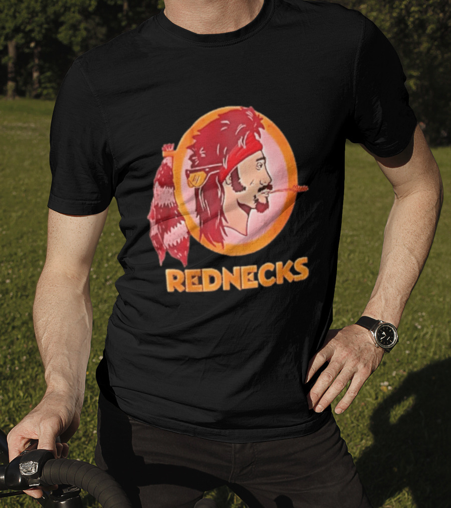 Rednecks Mullet Man Bandana Coonskin Tail Original Washington Alternative T-Shirt