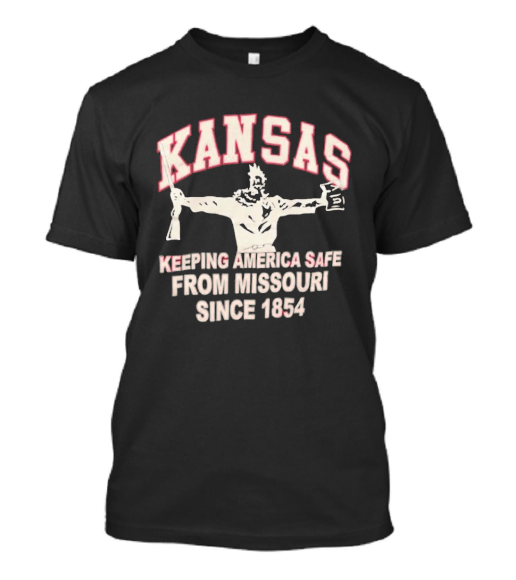 Kansas Keeping America Safe From Missouri Since 1854 Wizard Of Oz T-Shirt