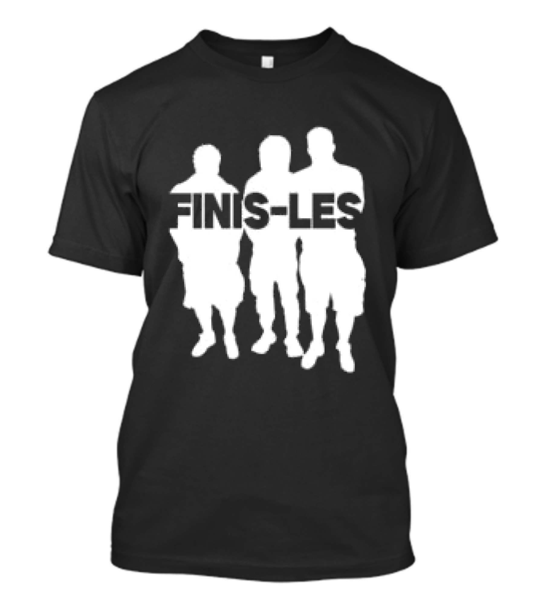 La Feve Store Finis Les Bold Figures White Silhouette Group T-Shirt