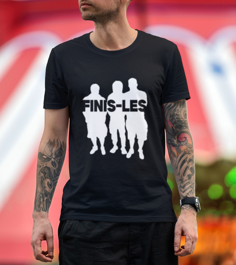 La Feve Store Finis Les Bold Figures White Silhouette Group T-Shirt