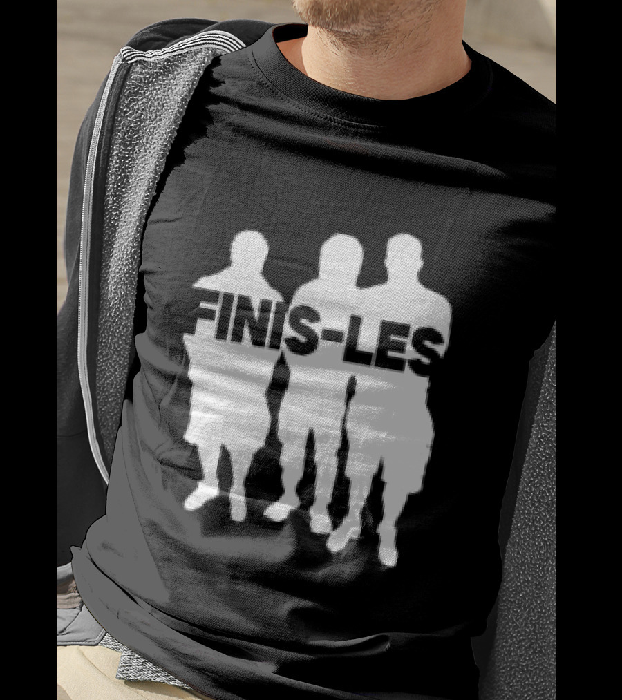 La Feve Store Finis Les Bold Figures White Silhouette Group T-Shirt