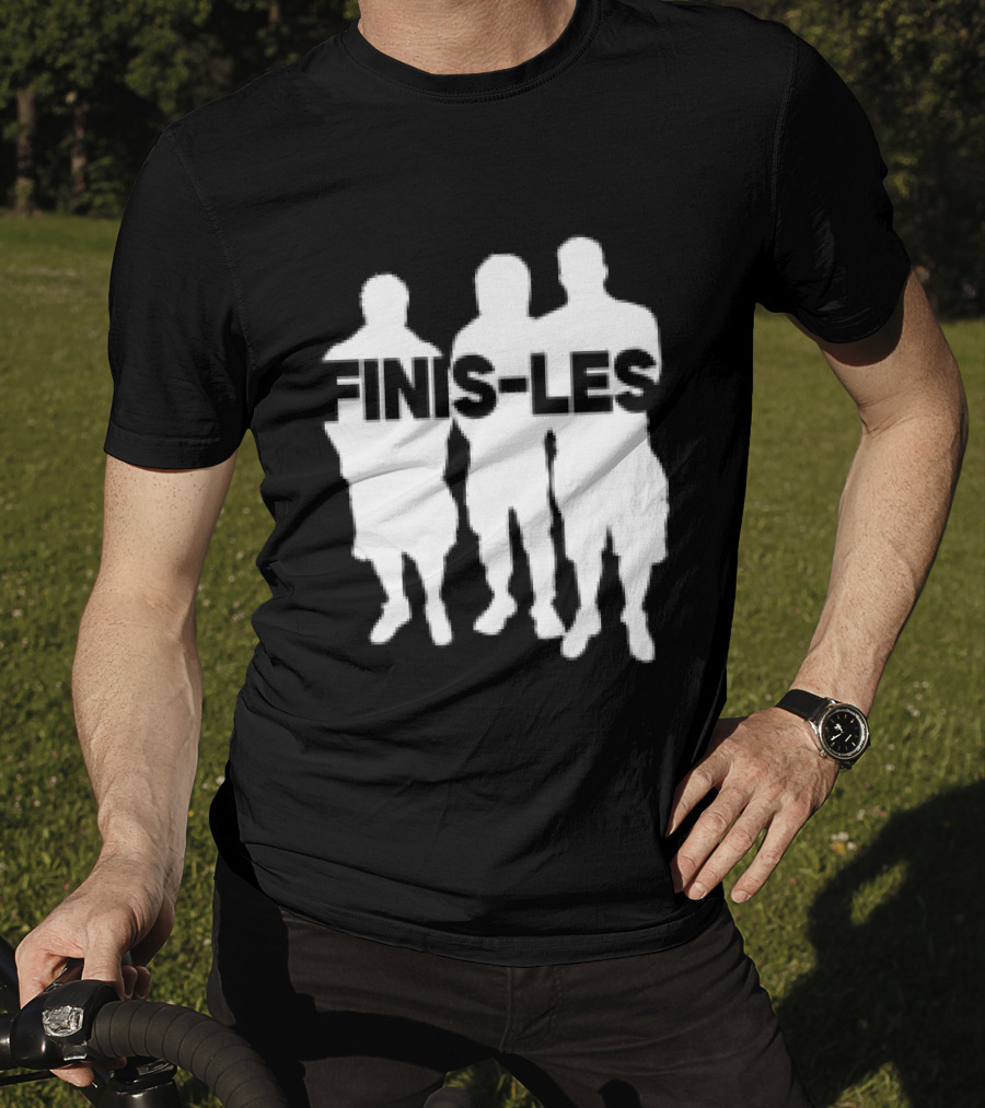 La Feve Store Finis Les Bold Figures White Silhouette Group T-Shirt