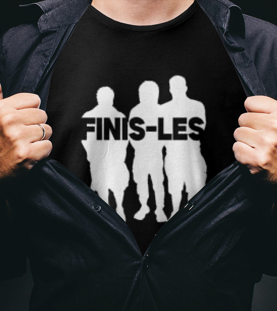La Feve Store Finis Les Bold Figures White Silhouette Group T-Shirt