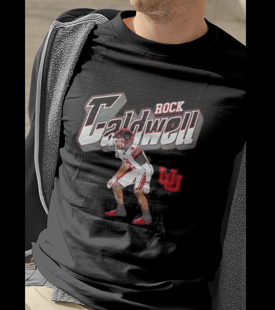 Utah Utes Rock Caldwell Football Number 2 Player U T-Shirt