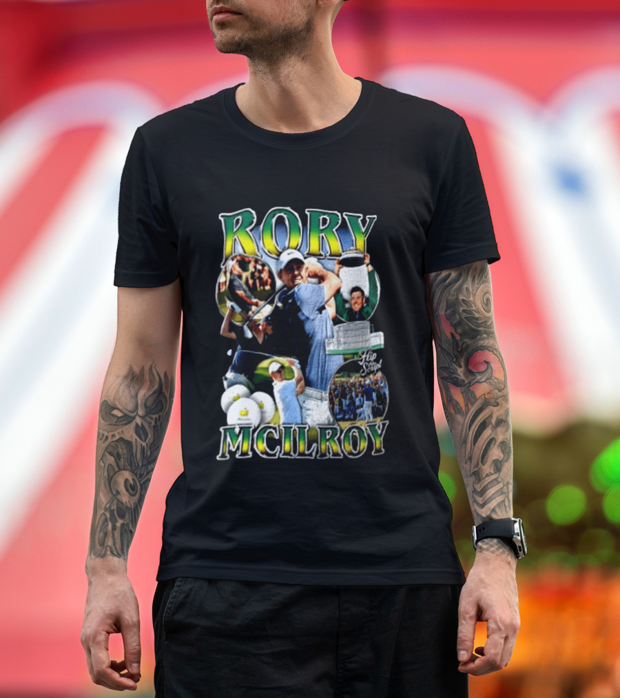 Rory McIlroy Flip The Script Golf Masters Tournament Highlights And Victories T-Shirt