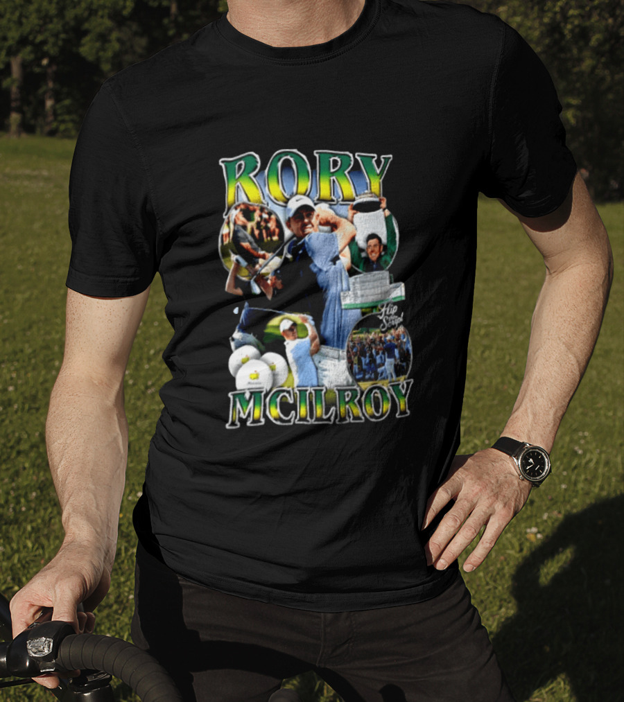 Rory McIlroy Flip The Script Golf Masters Tournament Highlights And Victories T-Shirt