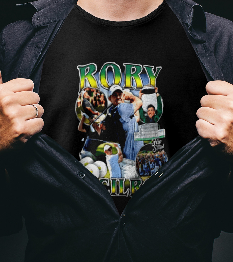 Rory McIlroy Flip The Script Golf Masters Tournament Highlights And Victories T-Shirt
