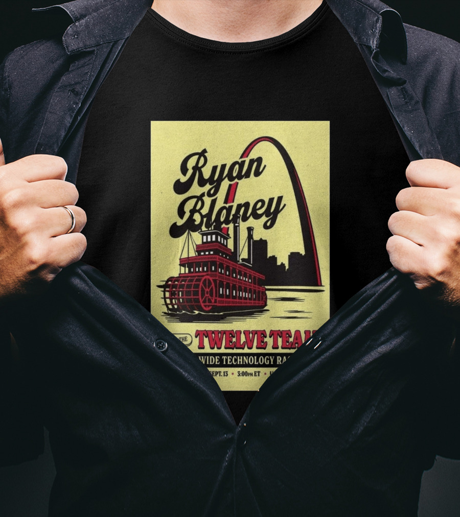 Ryan Blaney And The Twelve Team World Wide Technology Raceway Sunday September 13 2026 T-Shirt