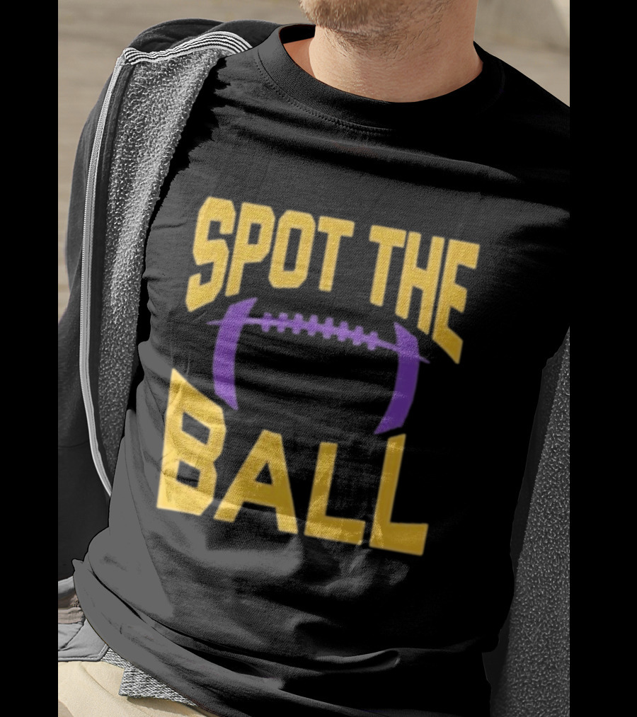 Spot The Ball Football Enthusiast Game Challenge T-Shirt