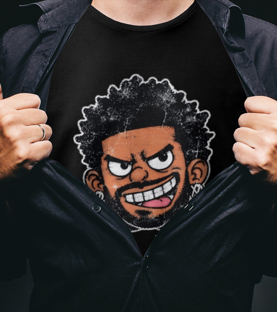 The Weeknd XO Earrings Cartoon T-Shirt
