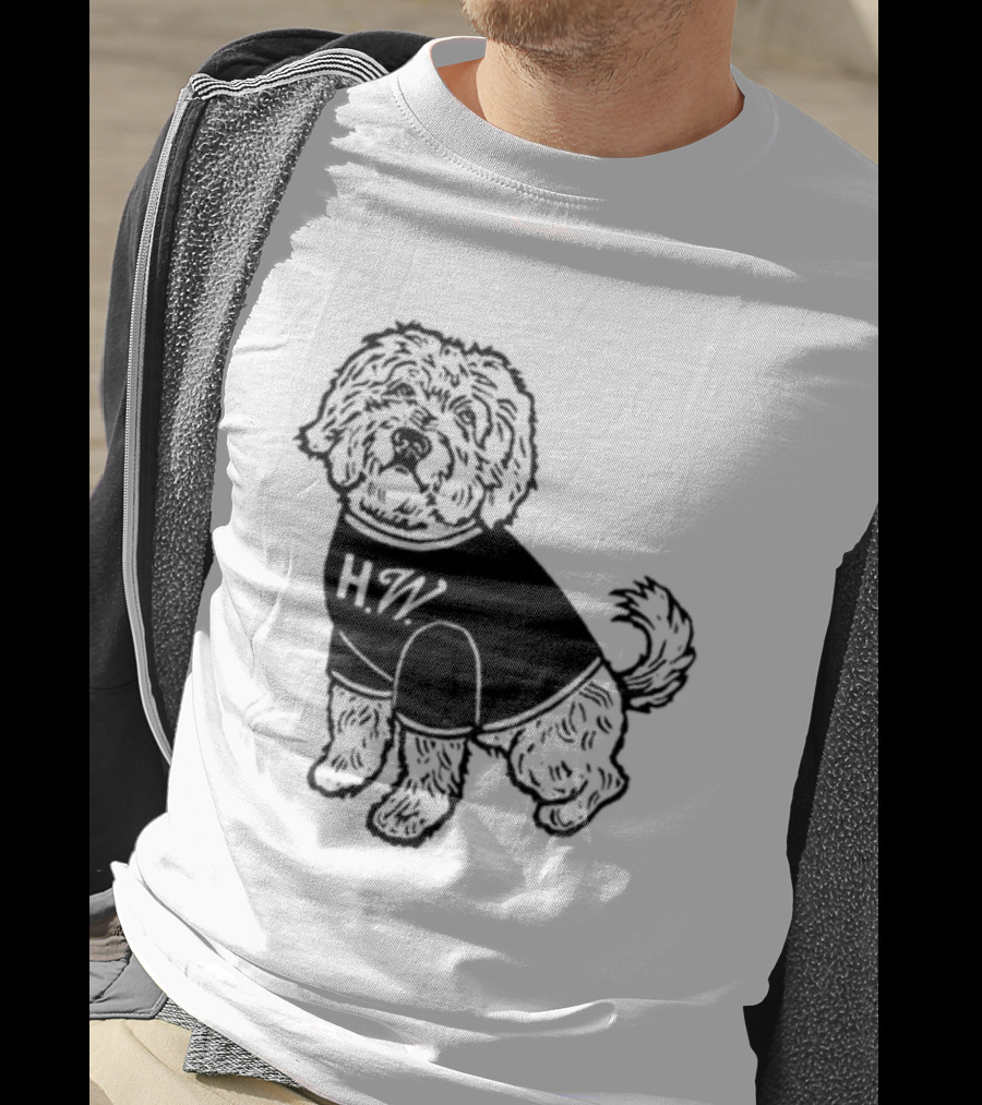 Hayley Williams Alf Raglan Dog Wearing T-Shirt
