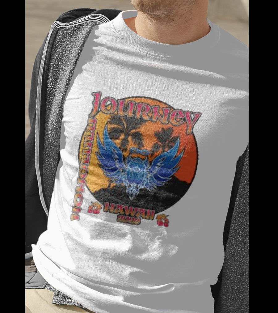 Journey Hawaii 2020 Event Vintage Style Palm Tree And Scarab T-Shirt