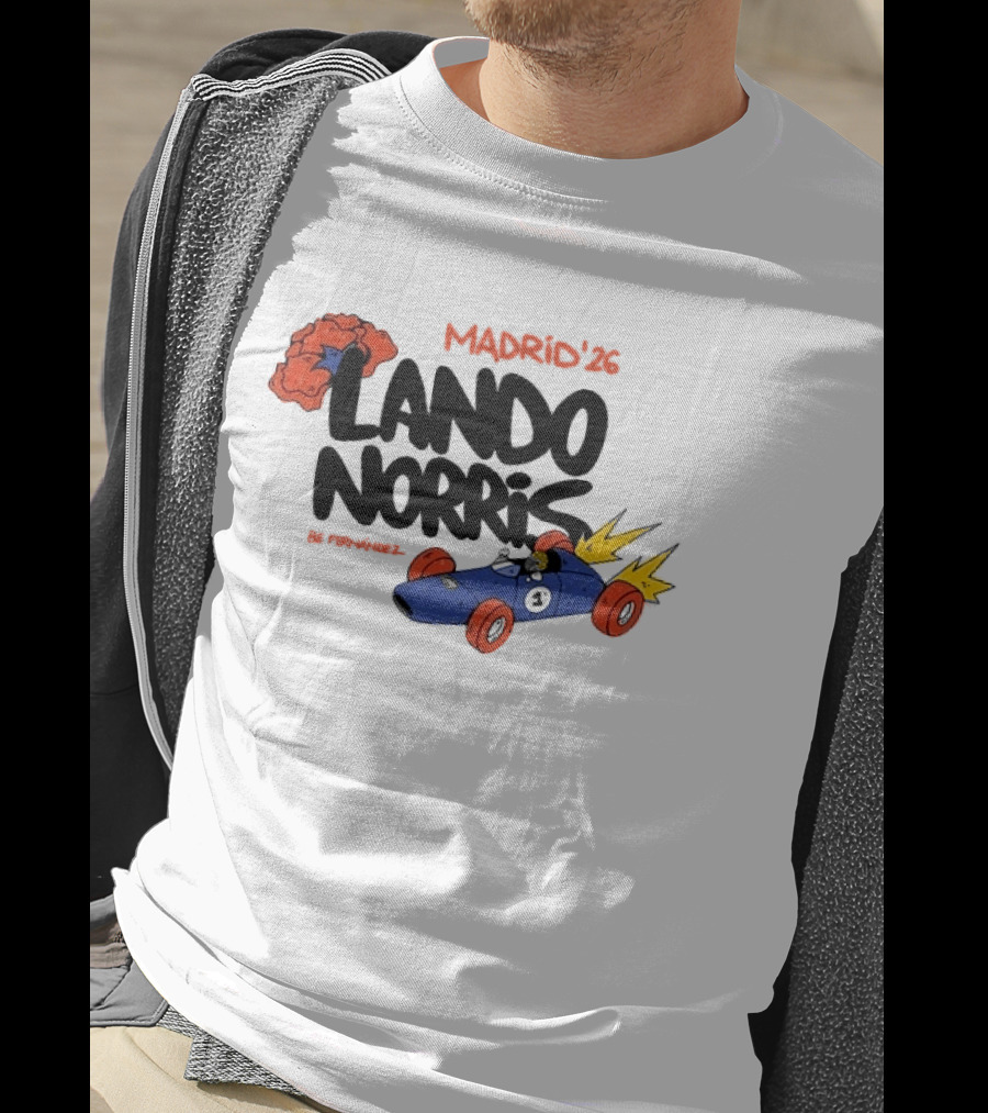 Maddio's Lando Norris Racing Car T-Shirt