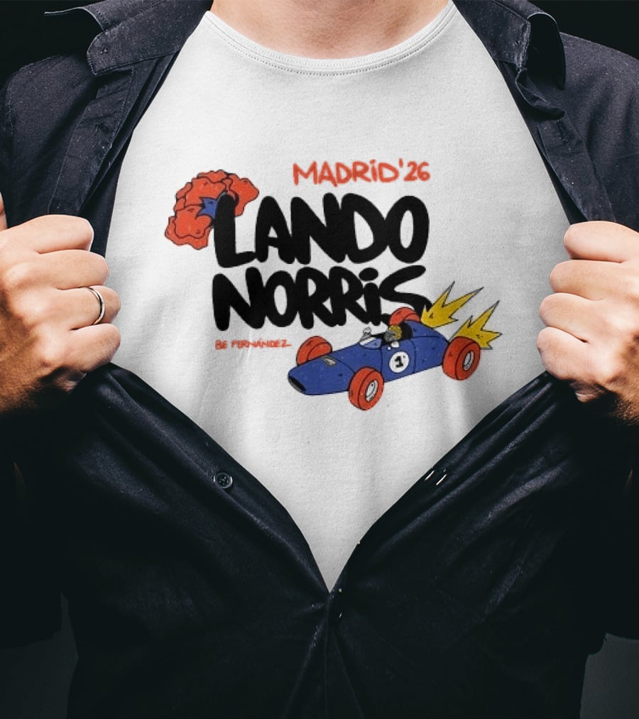 Maddio's Lando Norris Racing Car T-Shirt