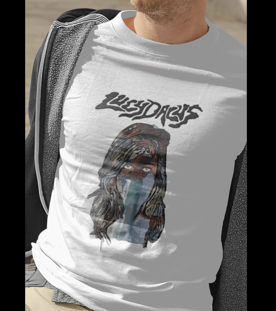 Lucy Dacus Watercolor Woman Face T-Shirt