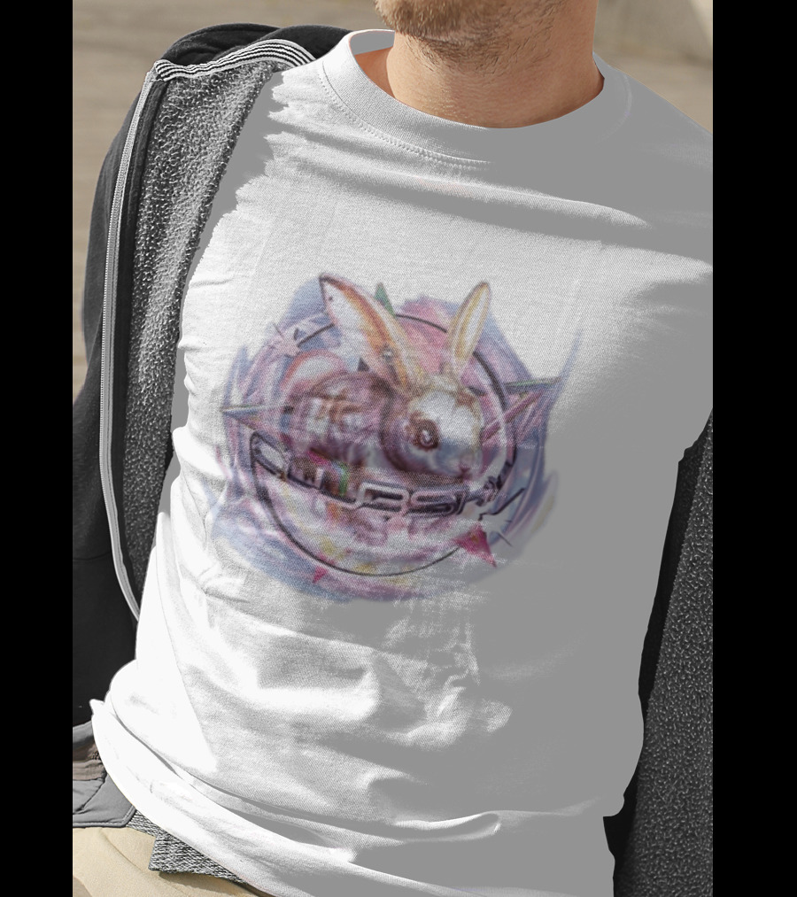 Shygirl Club Shy Rave Bunny Starburst T-Shirt