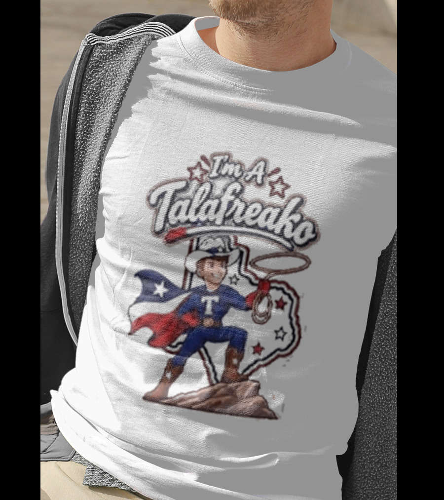 I'm A Talafreako Texas Cowboy Superhero Patriotic Stars T-Shirt