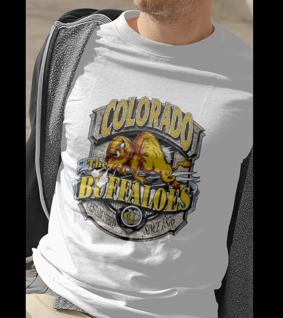 Colorado Buffaloes CU The Buffaloes Established Since 1876 T-Shirt