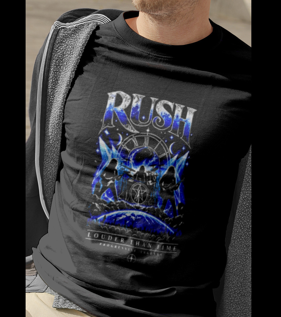 Rush Louder Than Time Closer To The Stars Progressive Legends T-Shirt