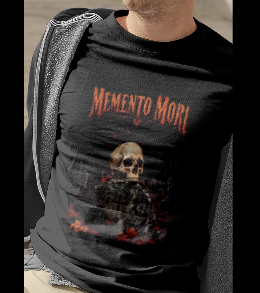 Memento Mori Skull Graveyard Gothic T-Shirt