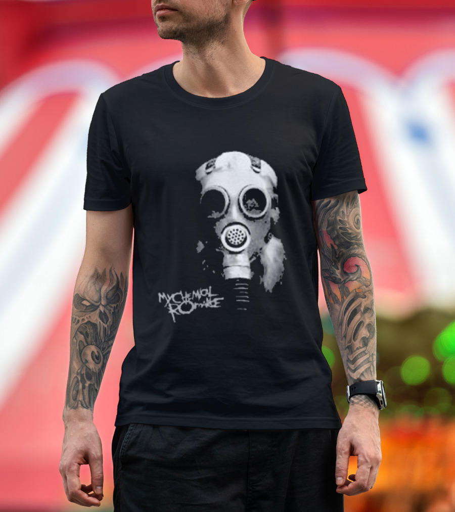 My Chemical Romance Gas Mask Mother War We're Damned Afterall T-Shirt