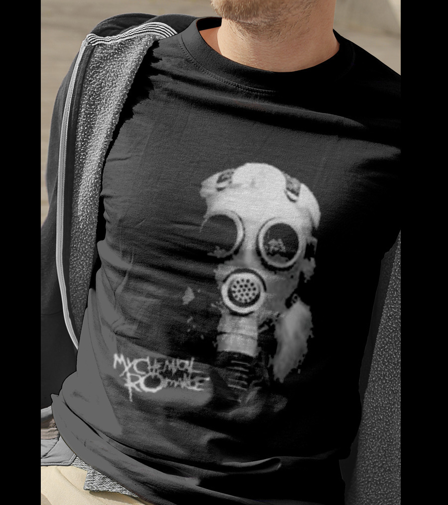 My Chemical Romance Gas Mask Mother War We're Damned Afterall T-Shirt