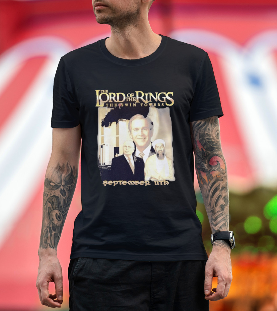 The Lord Of The Rings The Twin Towers September 11th T-Shirt