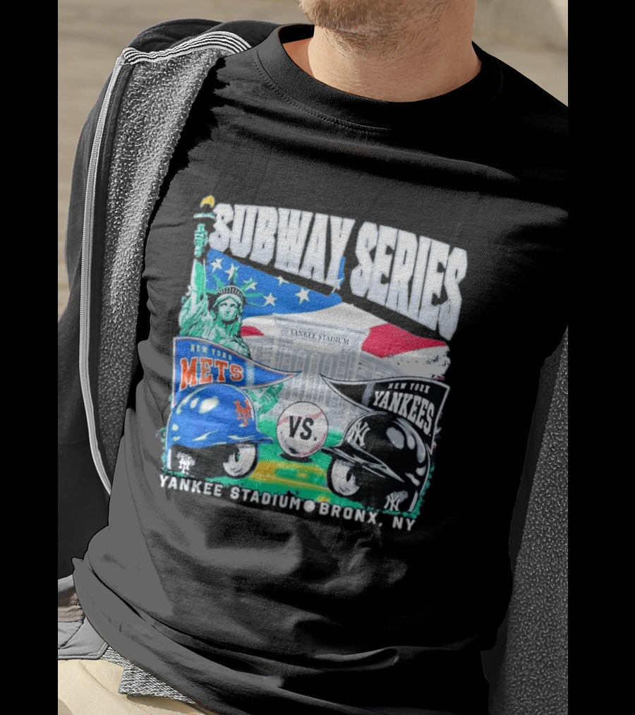 Yankee Stadium Bronx NY New York Mets Yankees Subway Series 2026 T-Shirt