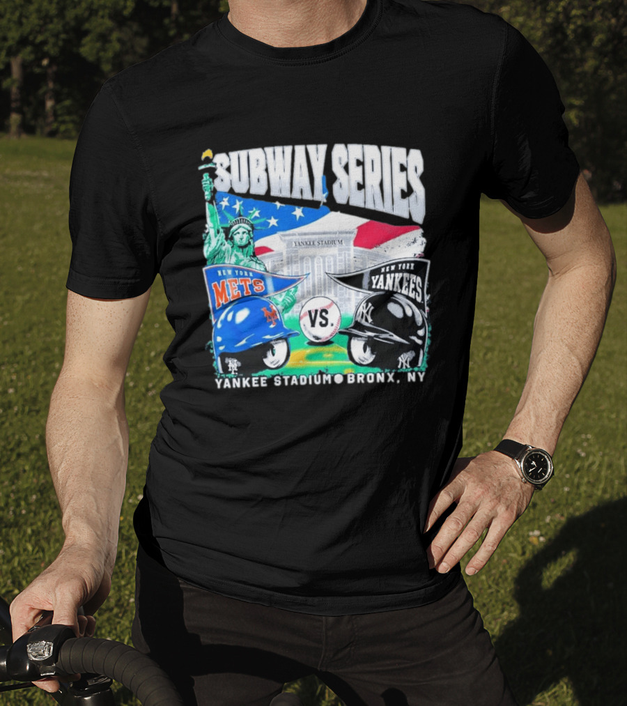 Yankee Stadium Bronx NY New York Mets Yankees Subway Series 2026 T-Shirt