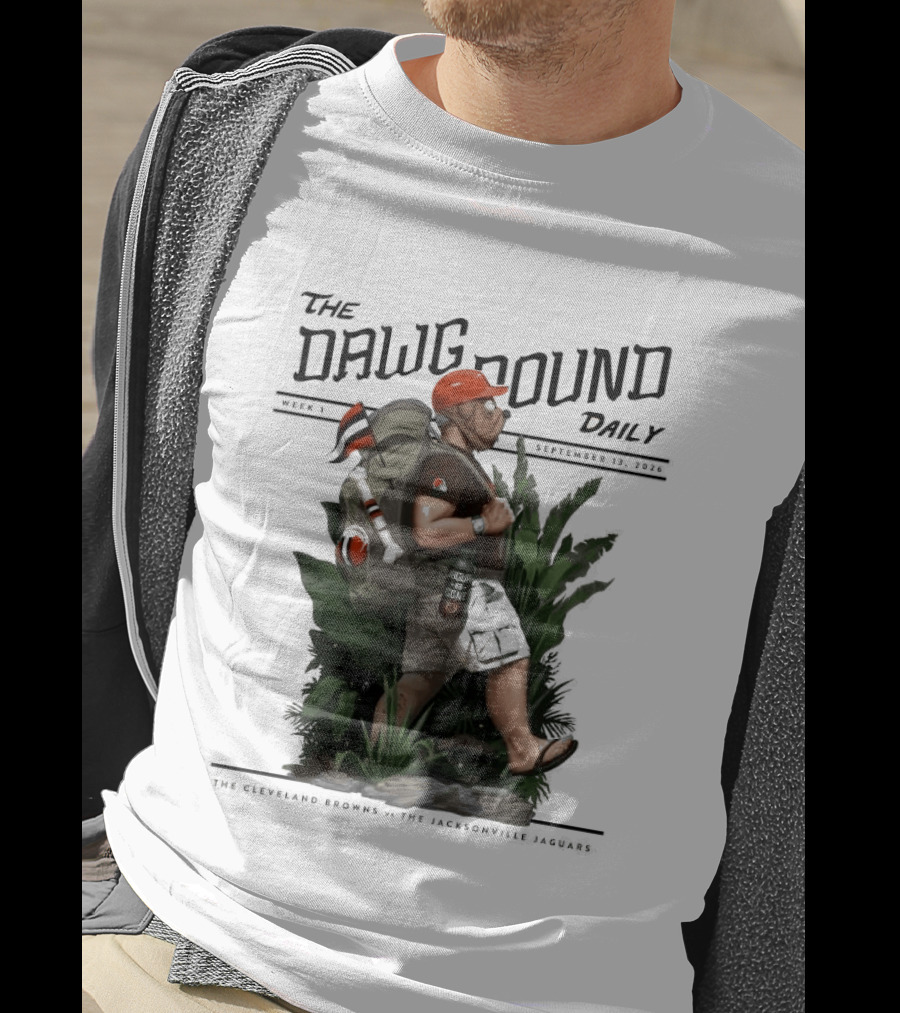 The Dawg Pound Daily September 13 2026 Cleveland Browns Vs Jacksonville Jaguars Week 1 T-Shirt