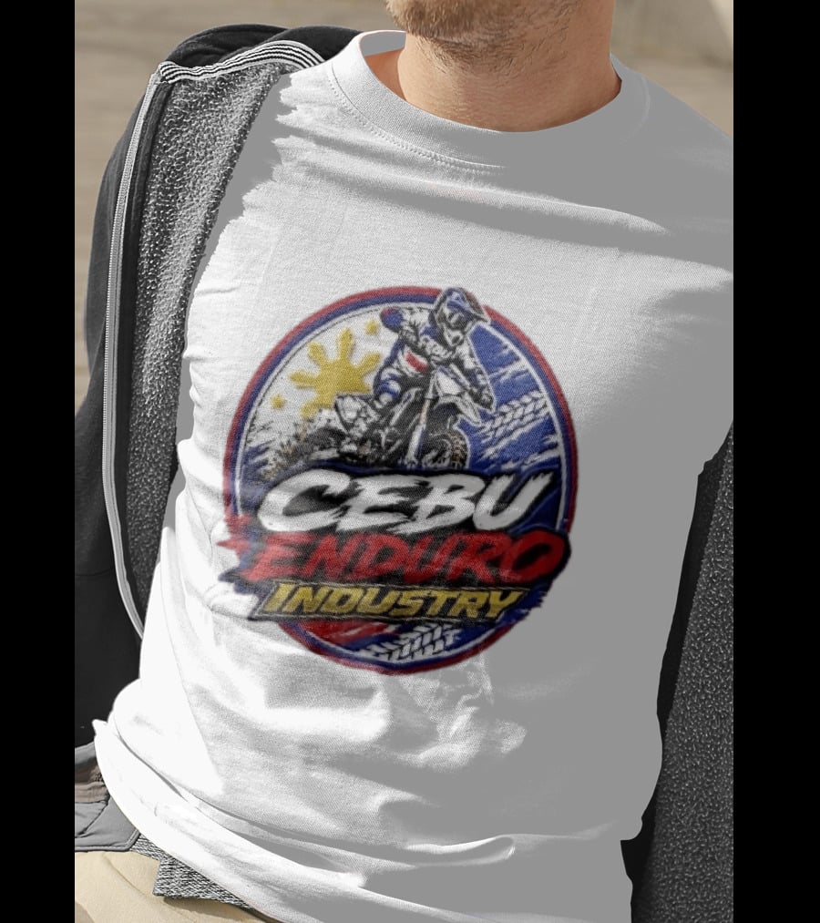 Cebu Enduro Industry Motocross Rider Dirt Bike Philippine Sun Adventure T-Shirt