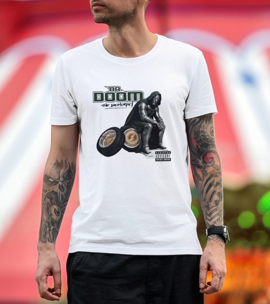 Dr Doom The Documentary Marvel Hip Hop Parental Advisory T-Shirt