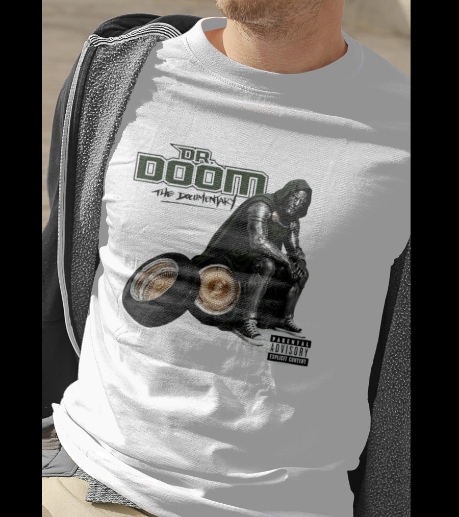 Dr Doom The Documentary Marvel Hip Hop Parental Advisory T-Shirt