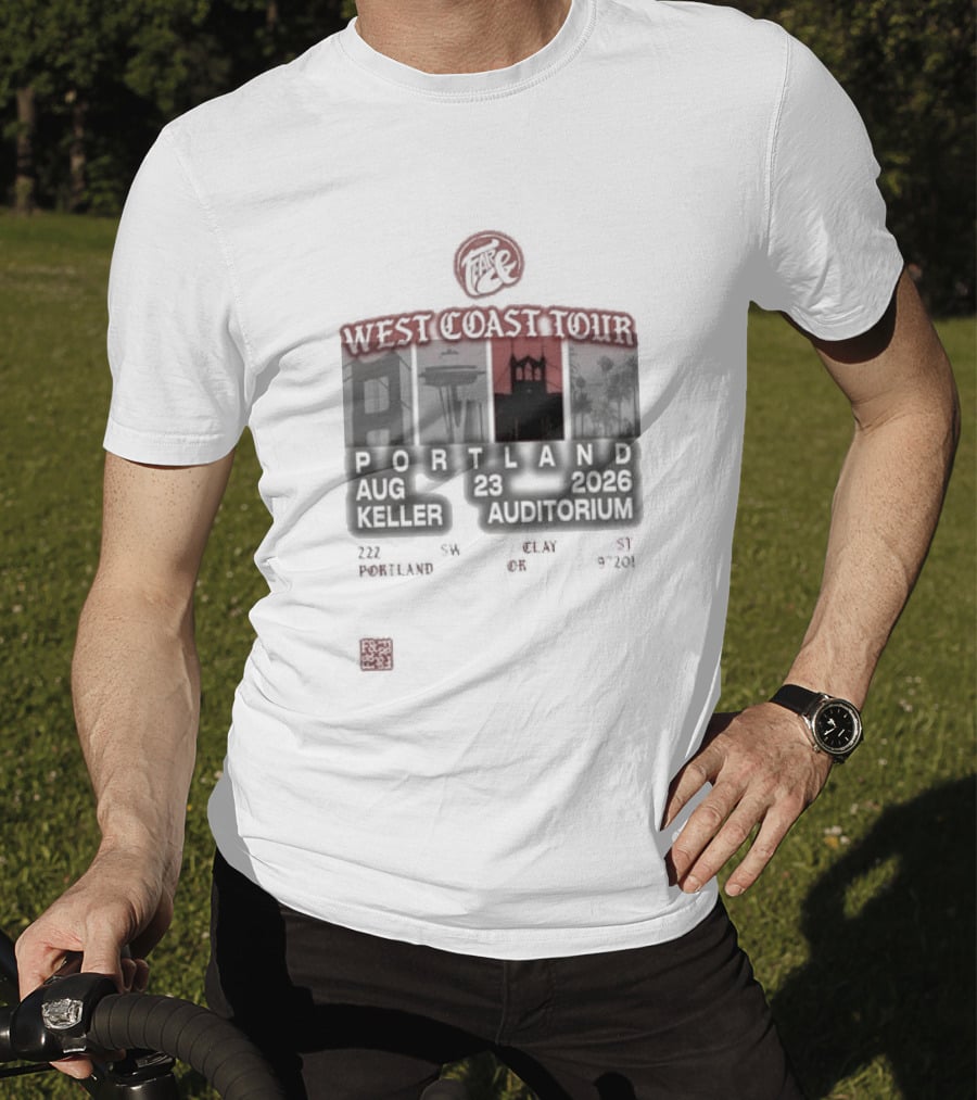 Fearandpod Portland Keller Auditorium August 26 West Coast Tour 2026 T-Shirt