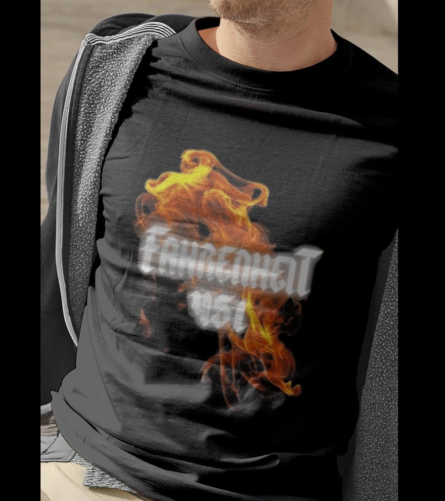 Fahrenheit 451 I'm With The Banned Books World Tour 2026 Flames T-Shirt