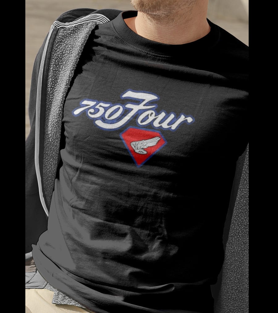 750 Four Honda Classic Red T-Shirt