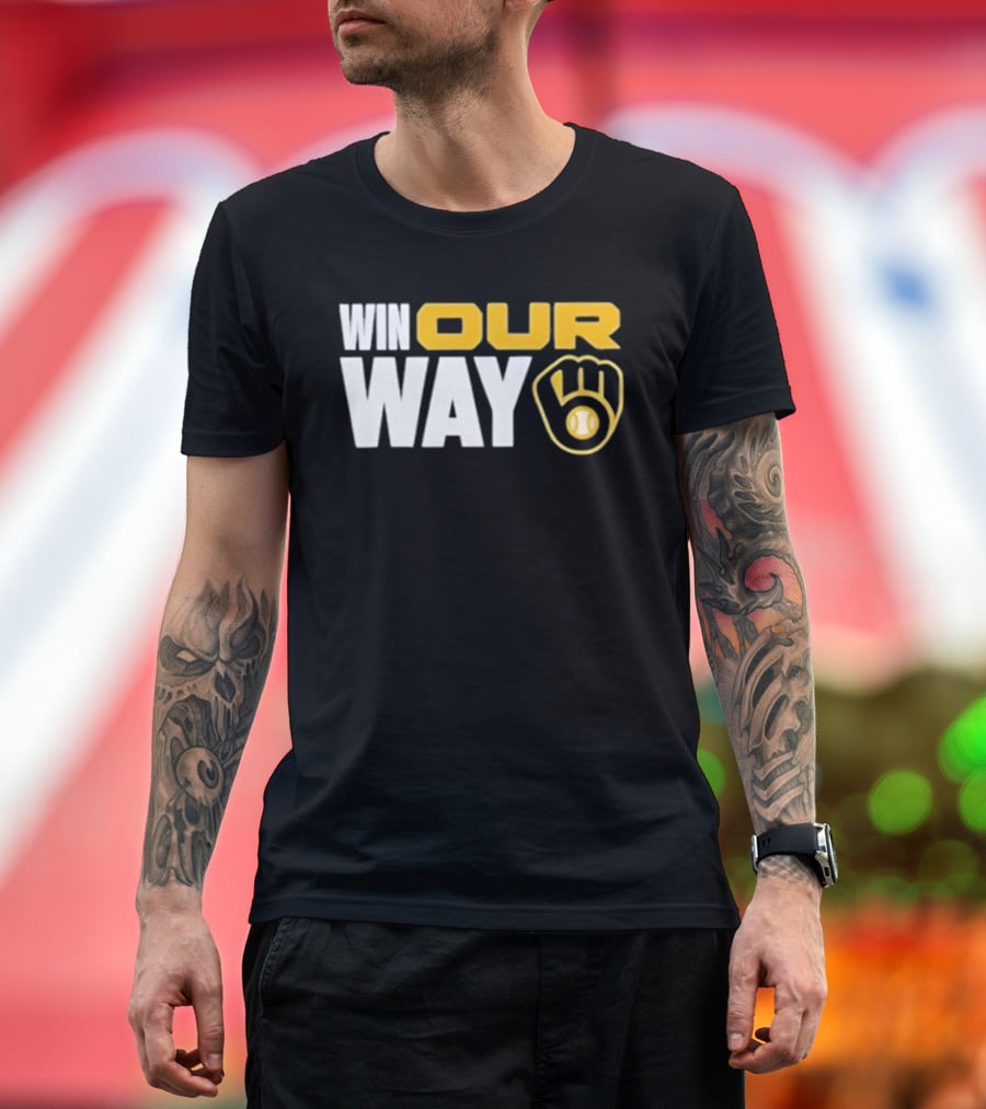 Milwaukee Brewers 2026 Postseason Win Our Way Clinched T-Shirt