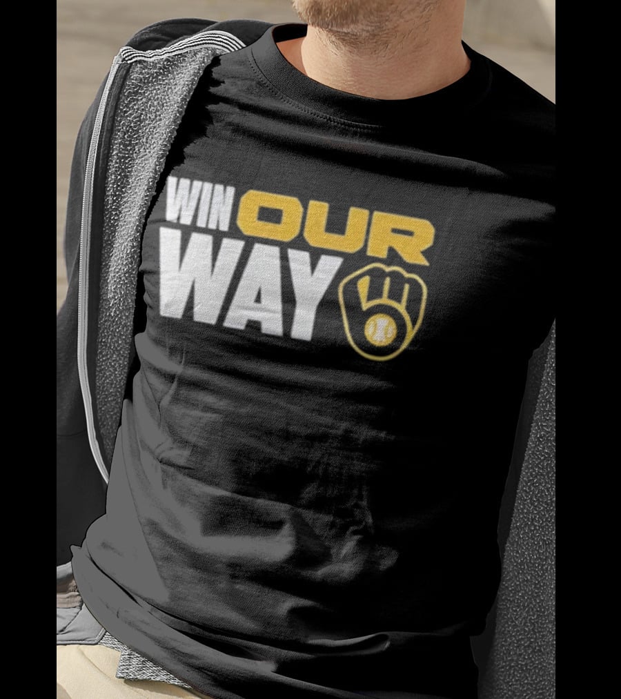 Milwaukee Brewers 2026 Postseason Win Our Way Clinched T-Shirt