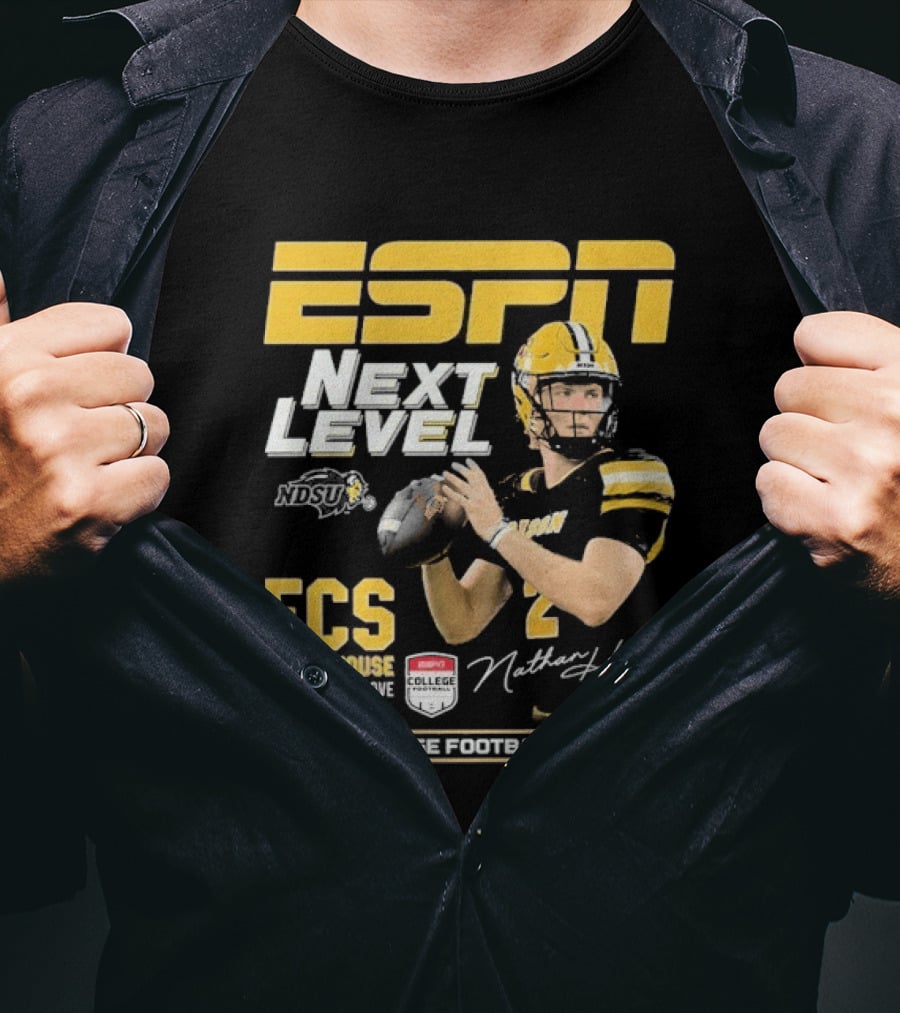 ESPN Next Level Nathan Hayes NDSU FCS Powerhouse FBS 2026 College Football Preview T-Shirt