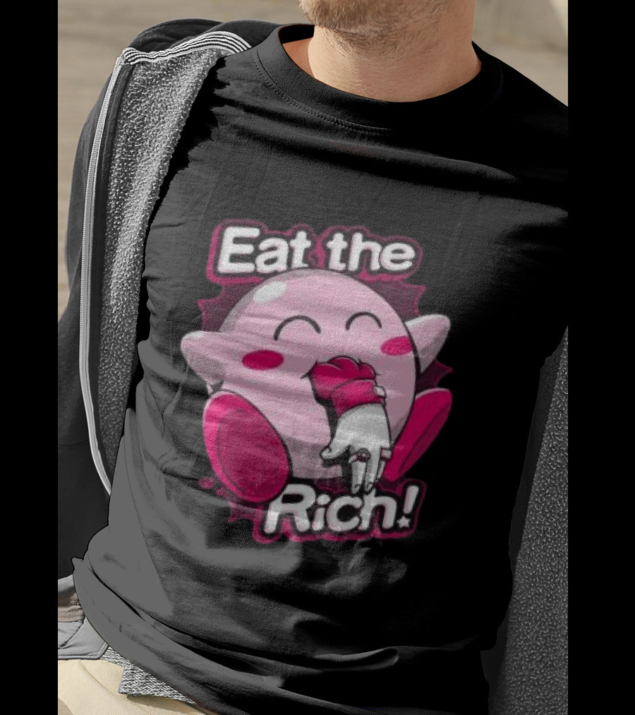Punkwithacamera Store Eat The Rich Clay Graham Kirby Eating Hand T-Shirt