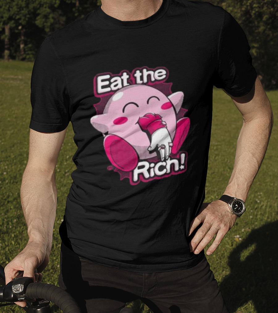 Punkwithacamera Store Eat The Rich Clay Graham Kirby Eating Hand T-Shirt