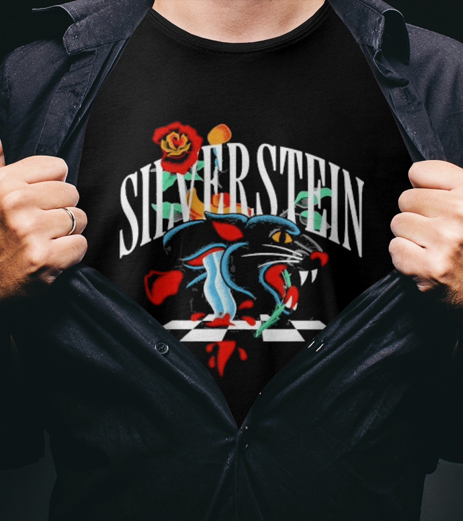 Silverstein Panther Floral Burst T-Shirt
