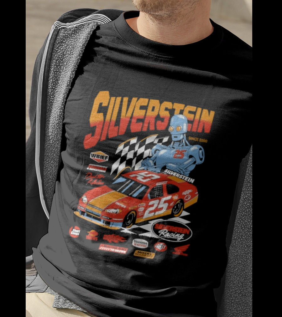 Silverstein Racecar 25 Racing WBIEF Since 2000 T-Shirt