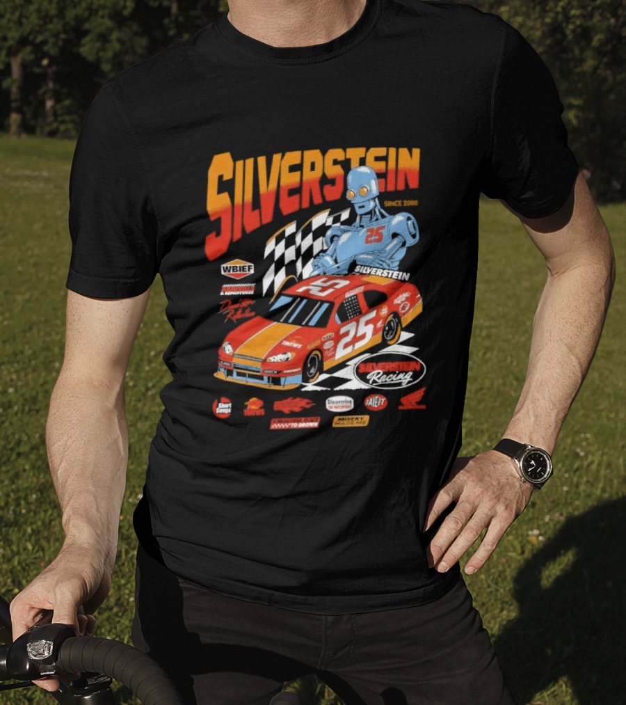 Silverstein Racecar 25 Racing WBIEF Since 2000 T-Shirt