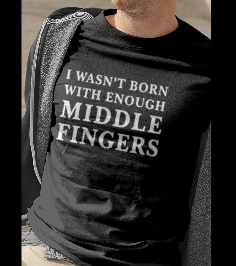 Marilyn Manson Freaks On Tour 2026 I Wasn't Born With Enough Middle Fingers Rob Zombie T-Shirt