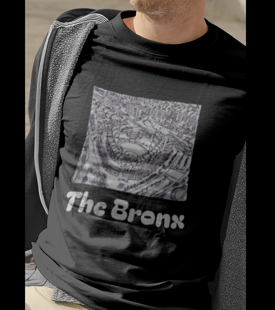 Bronx Yankee Stadium Detailed Sketch Arial View T-Shirt